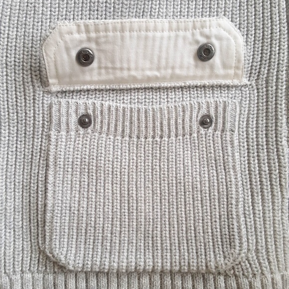 ALFANI Men's Knit Grey Zip-up Sweater Size Small - Picture 5 of 6